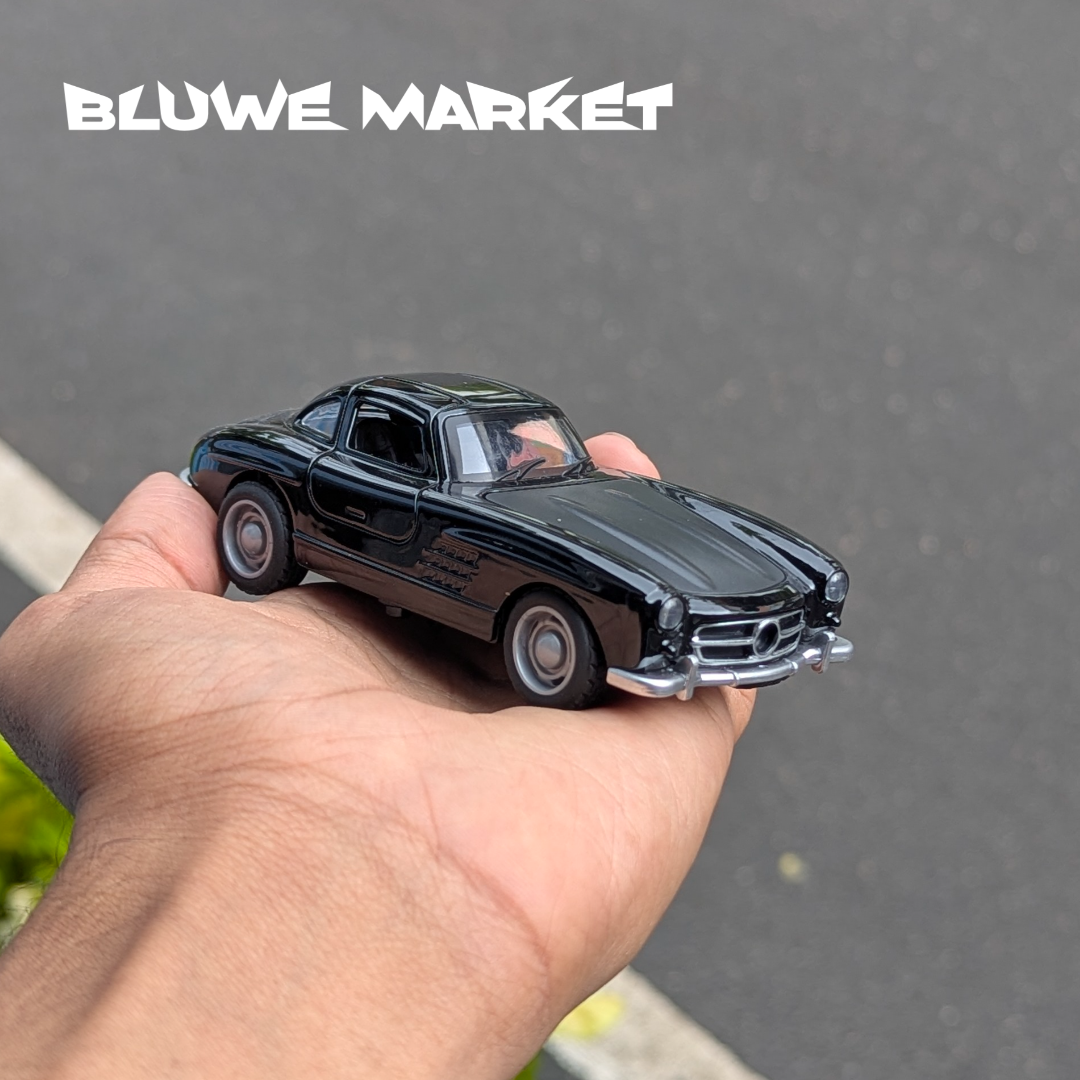 Mercedez Benz Sl Coupe 1:36 Scale Diecast Metal Car - Black