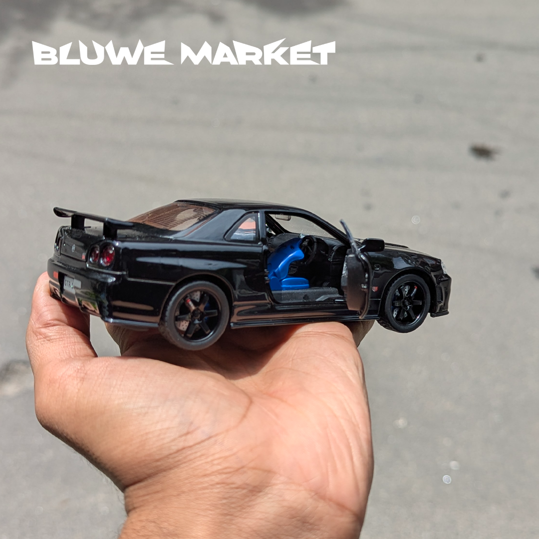 Skyline GTR-R34 Premium 1:32 Scale Metal Diecast Car