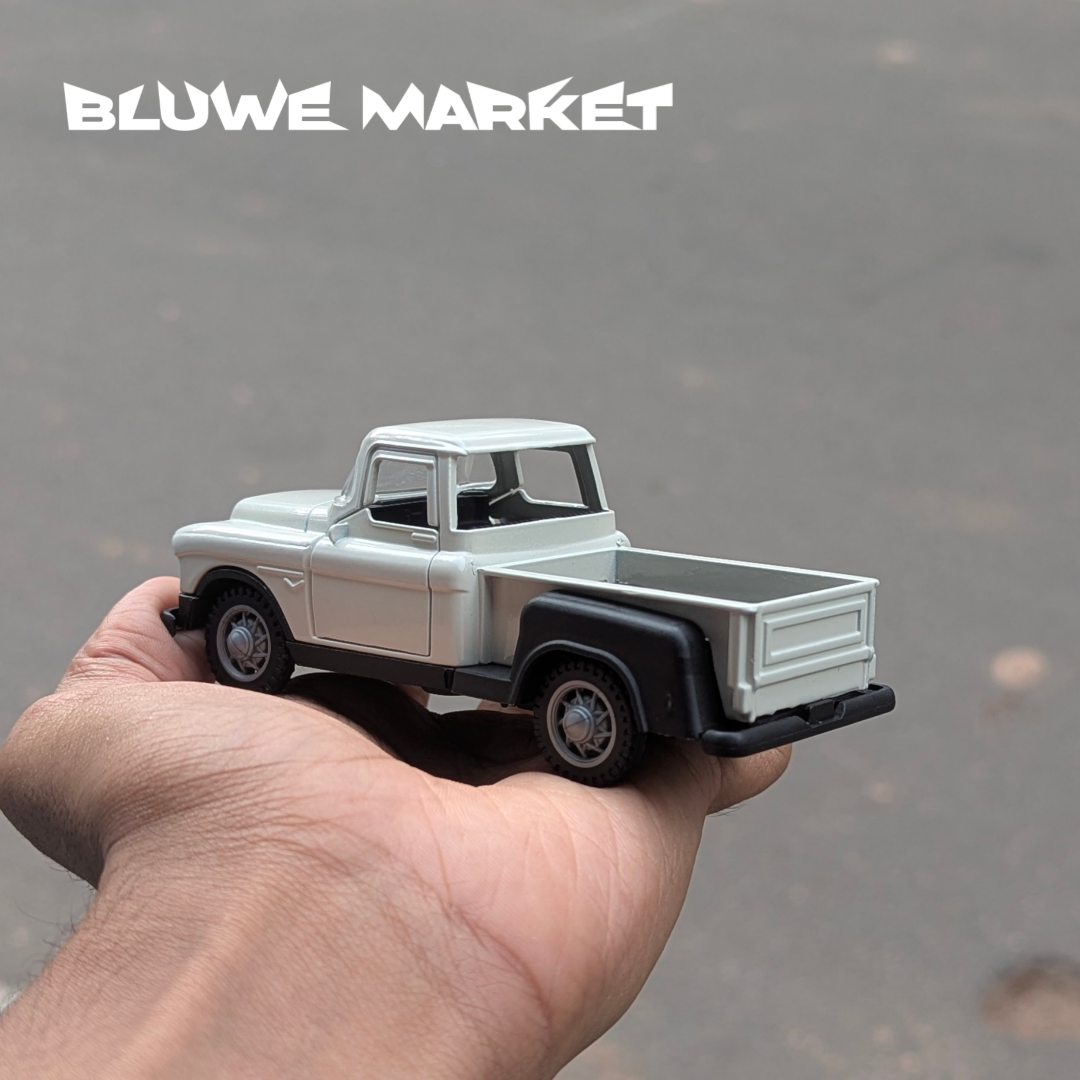 Vintage Chevrolet Truck Gold White 1:36 Scale Metal Car