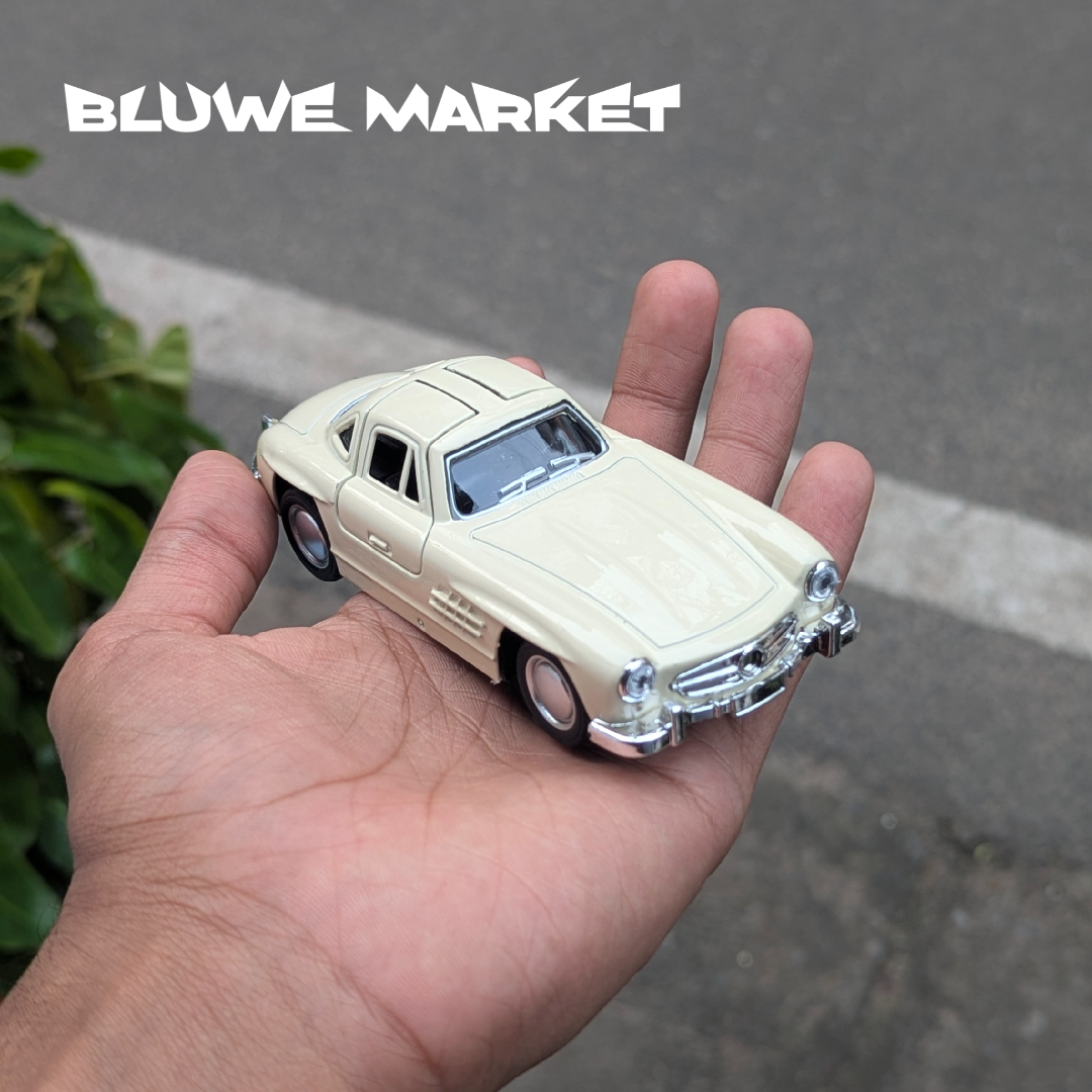 Mercedez Benz Sl Coupe Vintage 1:36 Scale Metal Diecast Car