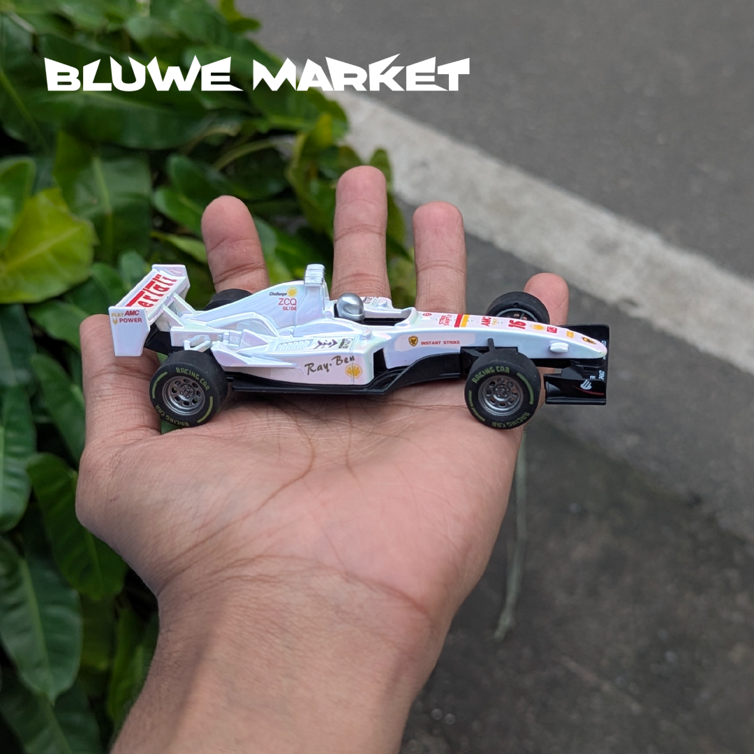 F1 Diecast Metal 1:36 Scale - White