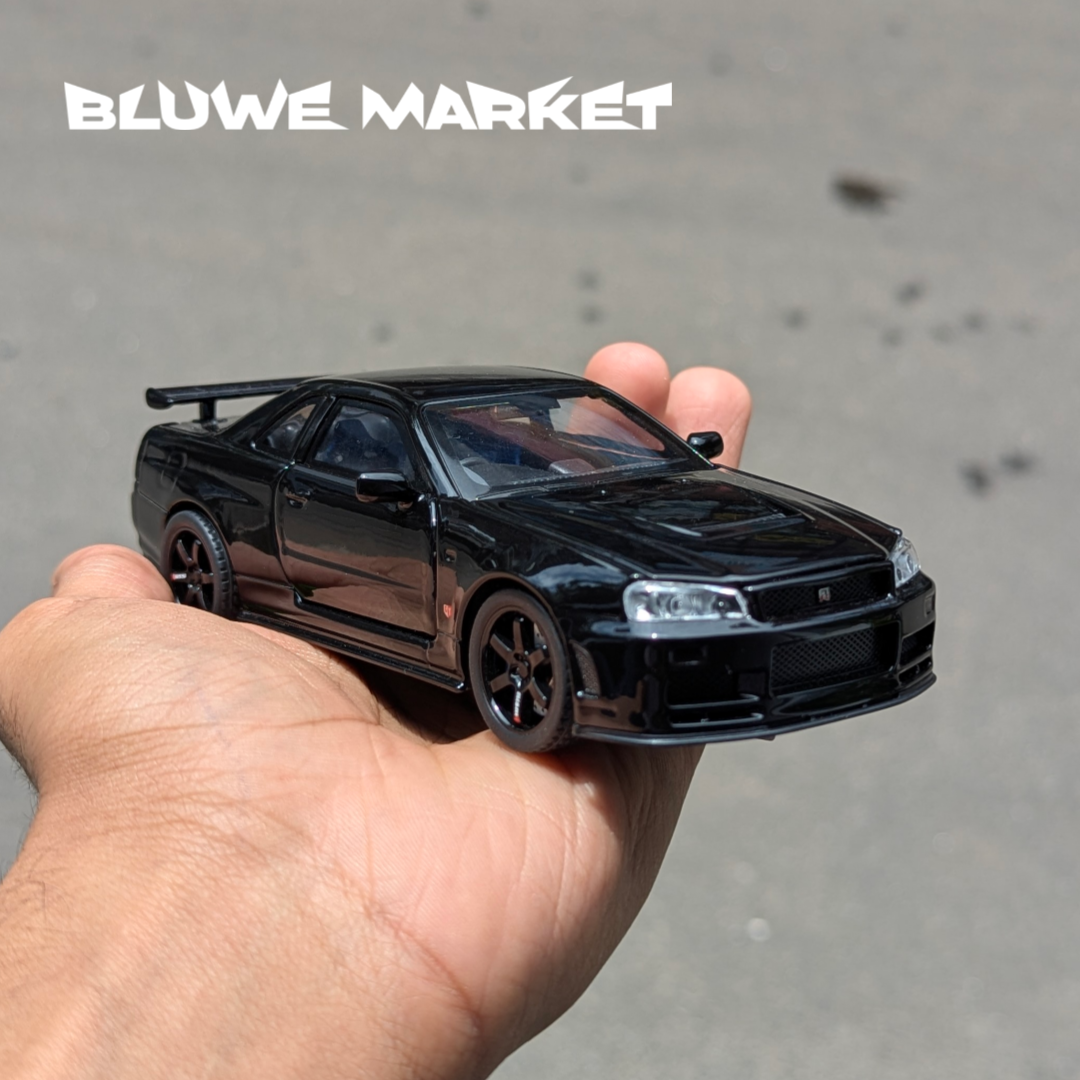 Skyline GTR-R34 Premium 1:32 Scale Metal Diecast Car