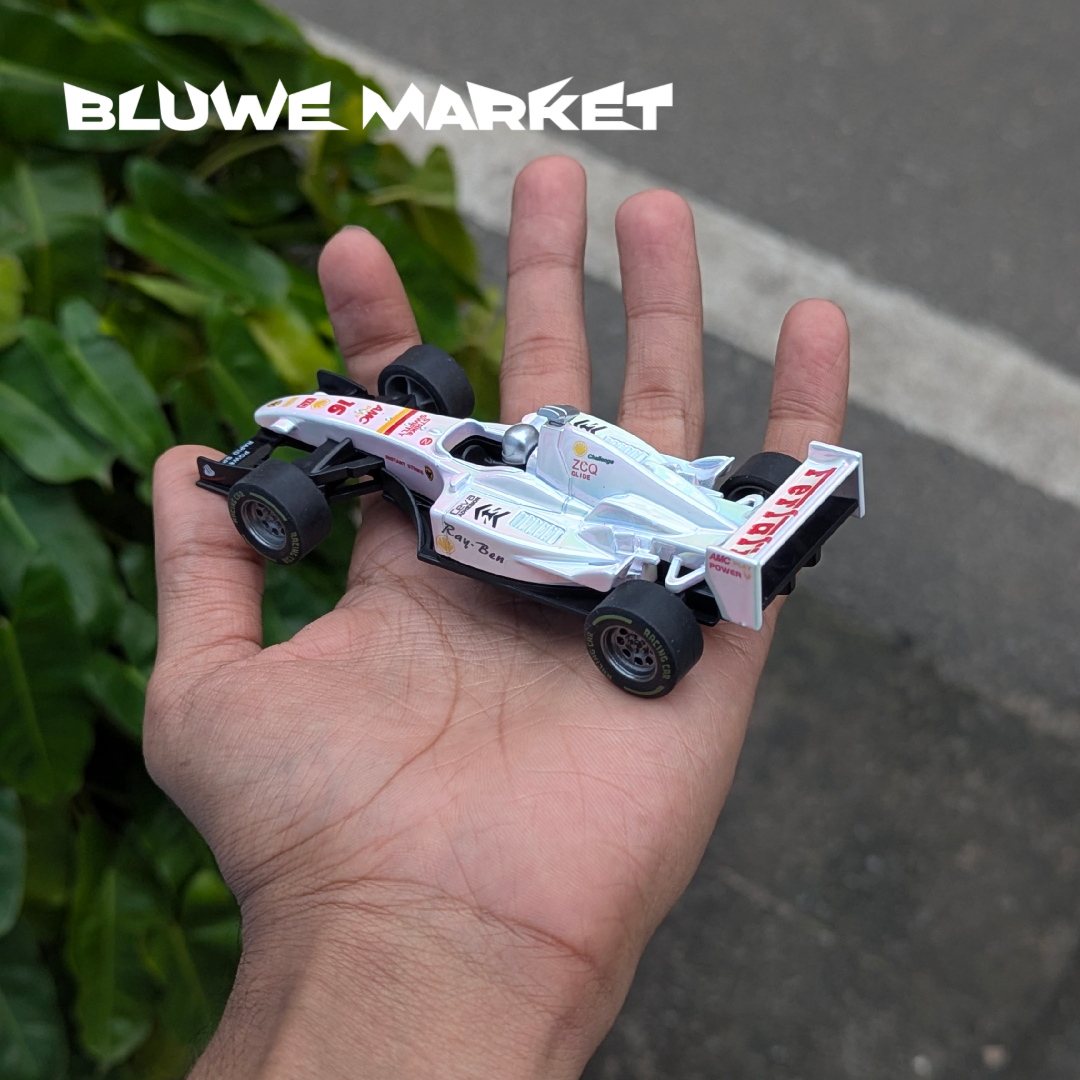 F1 Diecast Metal 1:36 Scale - White