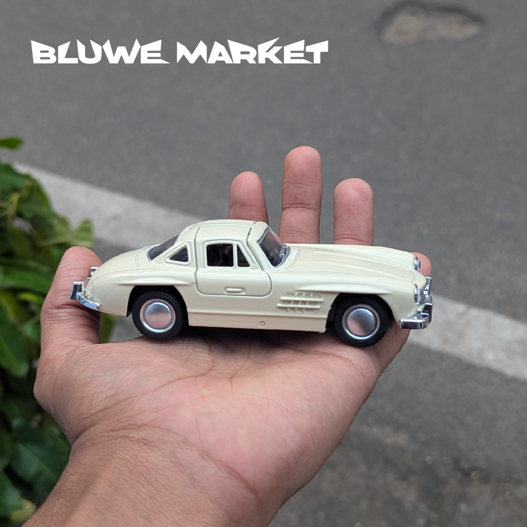 Mercedez Benz Sl Coupe Vintage 1:36 Scale Metal Diecast Car