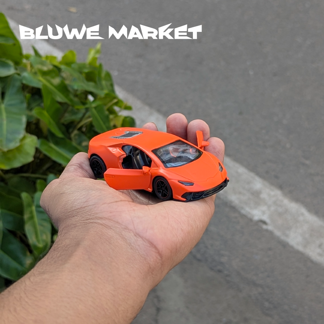 Lamborghini Huracun 1:43 Scale Metal Diecast Car - Orange