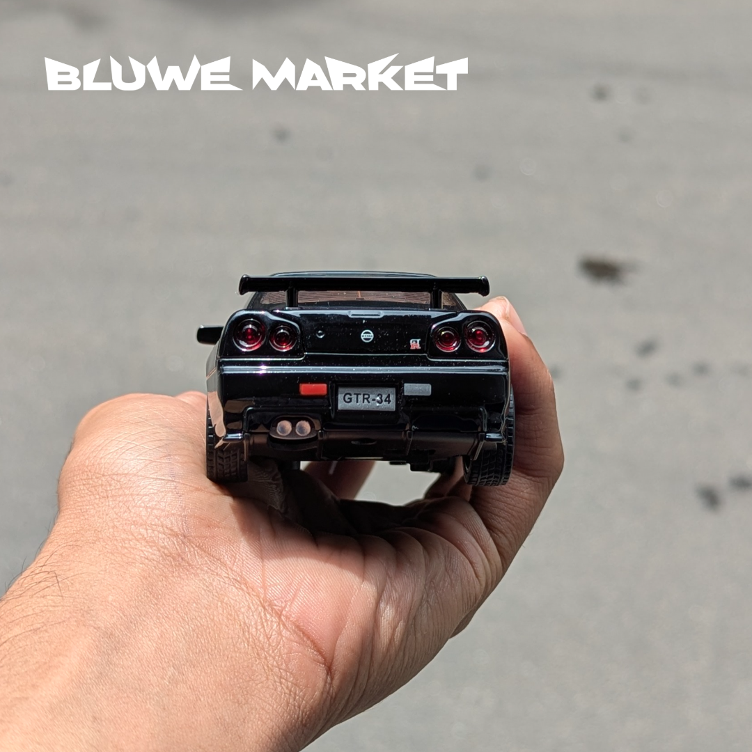 Skyline GTR-R34 Premium 1:32 Scale Metal Diecast Car